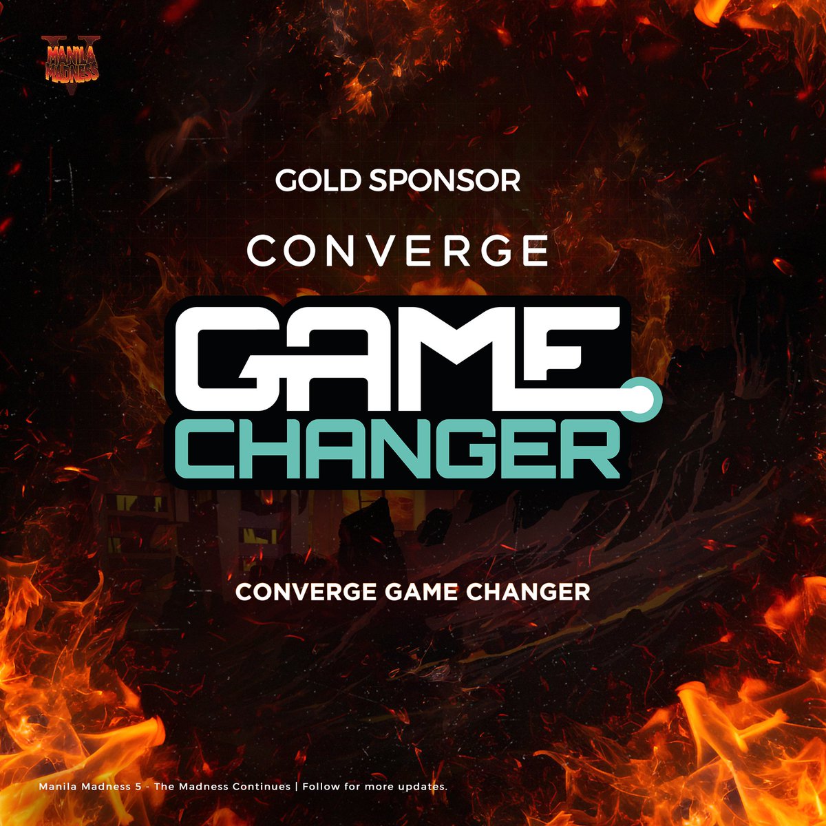 ManilaMadnessPH's tweet photo. Converge FiberX: MM5's GOLD SPONSOR! ๐ฅ
Dominate and Xperience the best of the best gameplay! Xperience the Power of X at the Converge Game Changer booth at the event!
#ManilaMadness5 #ConvergeGameChanger #PowerOfX #ConvergeICT https://t.co/OeBfh8Cqep