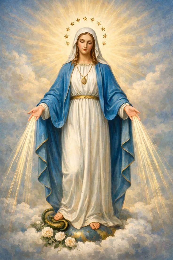 Alexandradiasle's tweet photo. Maria, passa na frente de tudo o que precisa solucionado no nosso país. Mãe Rainha Nossa Senhora Imaculada Dulcíssima, socorrei-nos neste momento de aflição. Sob a Vossa proteção nos refugiamos, Santa Mãe de Deus �� Tuus totus ego sum, et omnia mea, tua sunt. 🩵 https://t.co/drqph6n5gt