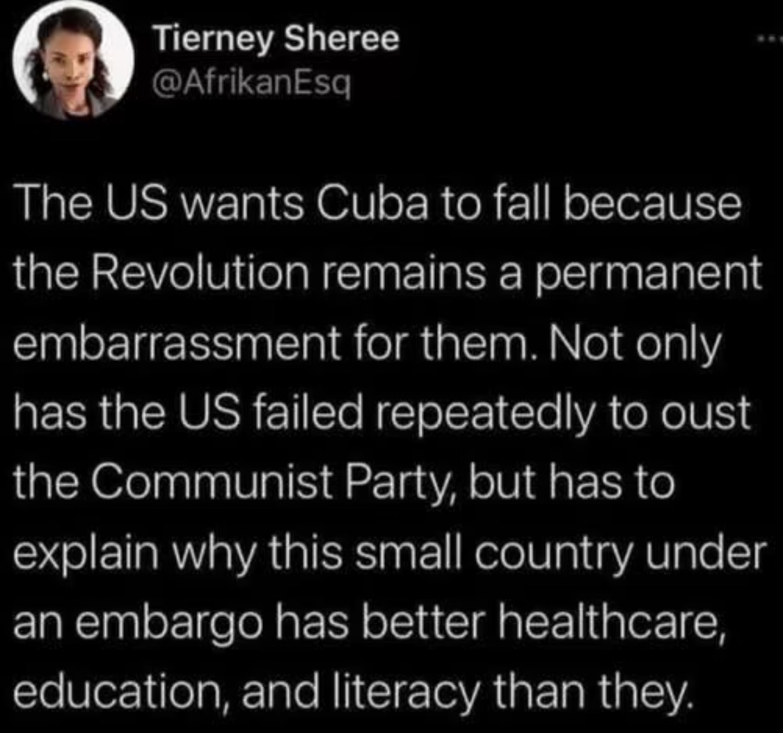 ATLCWorker's tweet photo. Hands off Cuba 🇨🇺 https://t.co/AyMdEYl2TW