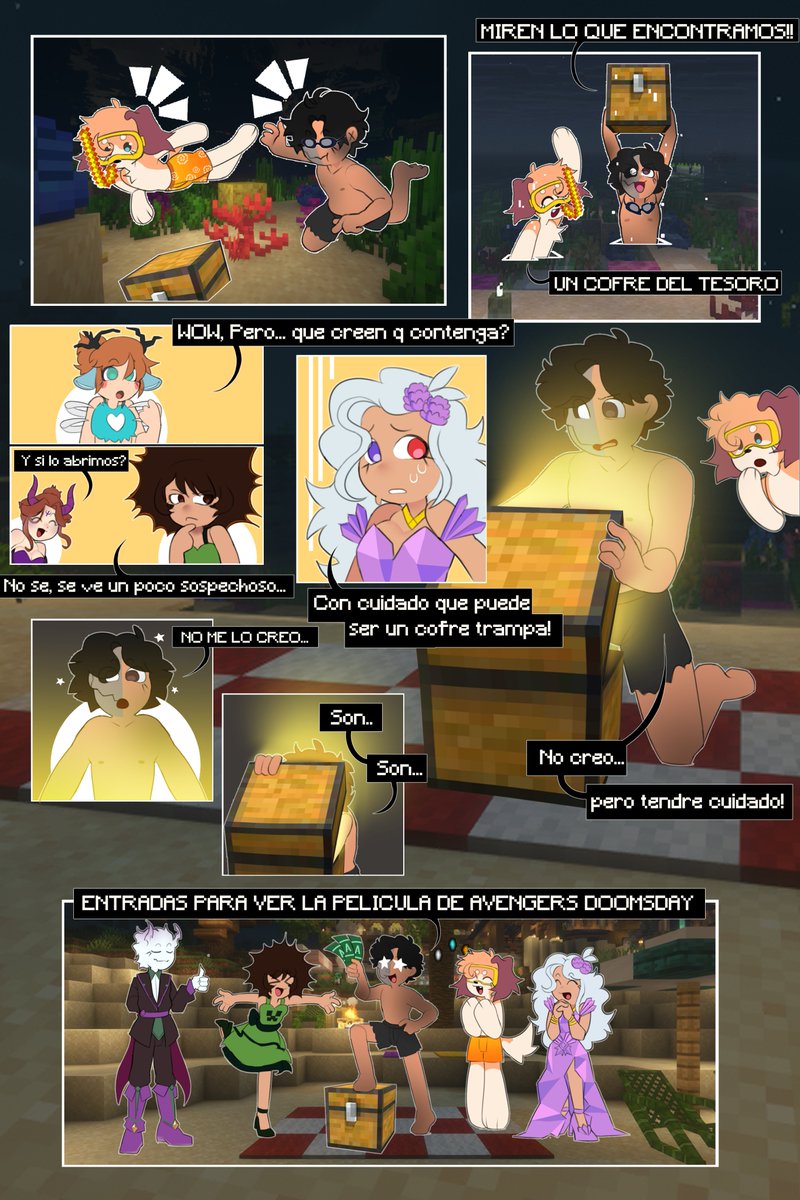 TheAlanARTZ's tweet photo. Comic: El Cofre Del Tesoro 

@CoMPaS_Gala #CoMPaS #HistoriaDeLaGala2026 #ComedorCG6 @RexArts_uwu https://t.co/RKzo9x8PZM