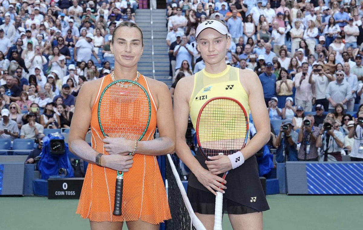 IAMDirRAM's tweet photo. Composed Performance 💫 🤩 One week. Two crowns👑🏆  Elena Rybakina is on top of the world🌎 #USOpen #Tennis #USA #USOpen26 #WTA https://t.co/6JA0bSe7Qt