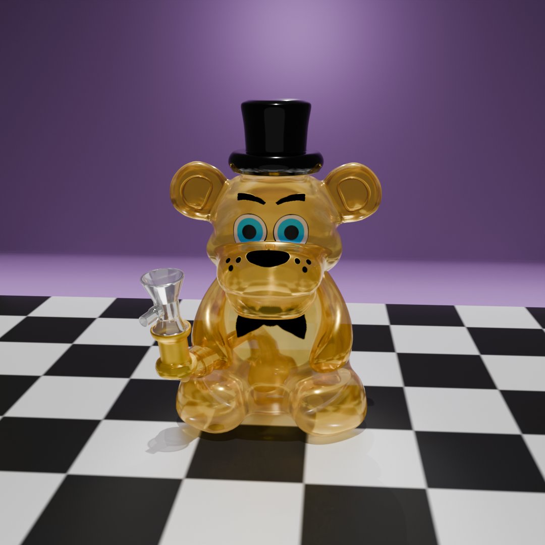 Warfer_26_'s tweet photo. The Pizza Bear is so peak I modeled it in 3D! 

My bday is in 2 weeks... Any chance you could hook me up with one from the restock as a gift? It'd mean the world! @ShopCannaStyle 

(If I get my hands on it, I’ll drop the 3D model for free!) https://t.co/hMhJ4Kwu5J