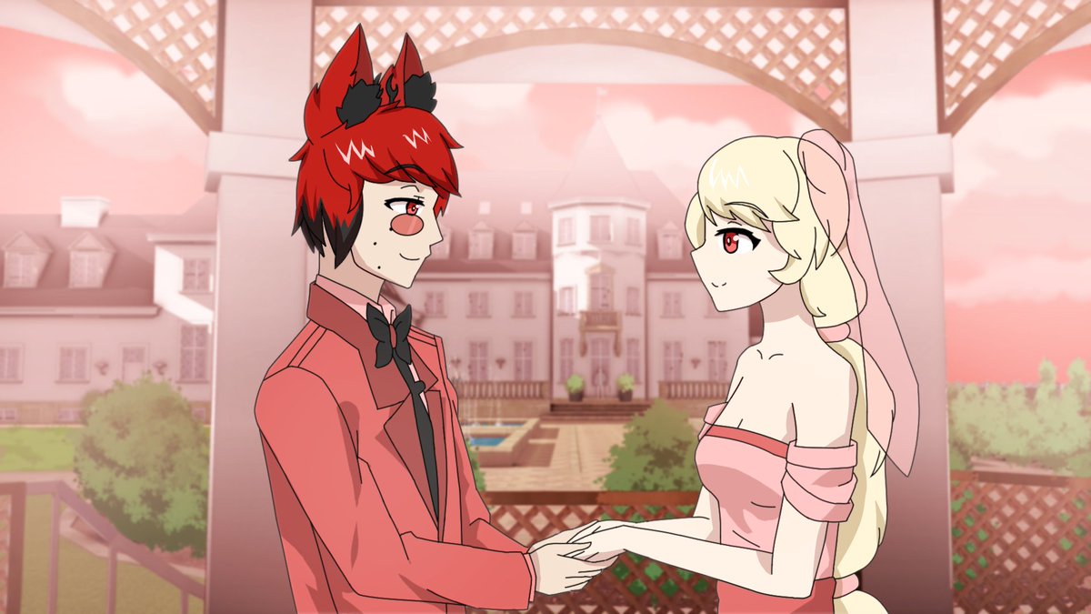 _fedor14_'s tweet photo. Charlastor week DAY 7 - Wedding day  
This marriage was not blessed by the heavens, even the bride's parents were clearly against the marriage. But these two hearts were unwavering and still came together
#HazbinHotel #charlastor #charlastorweek2026 #charlastorweek
@TheCharlastor https://t.co/Ufae136mzl