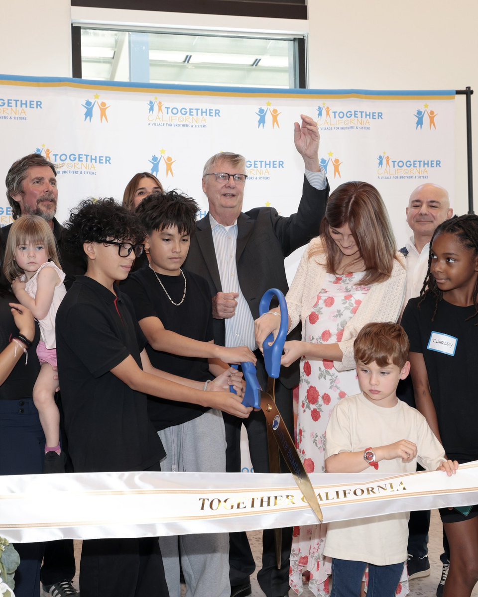 Complex's tweet photo. Christian Bale officially opened a $22 million foster care village in Palmdale on Sept. 11, after 17 years in the making. 

‘Together California’s’ 12 home community is designed to keep siblings together while they’re in foster care, giving them the chance to grow up together in a stable environment.

[📸: via/ GettyImages]