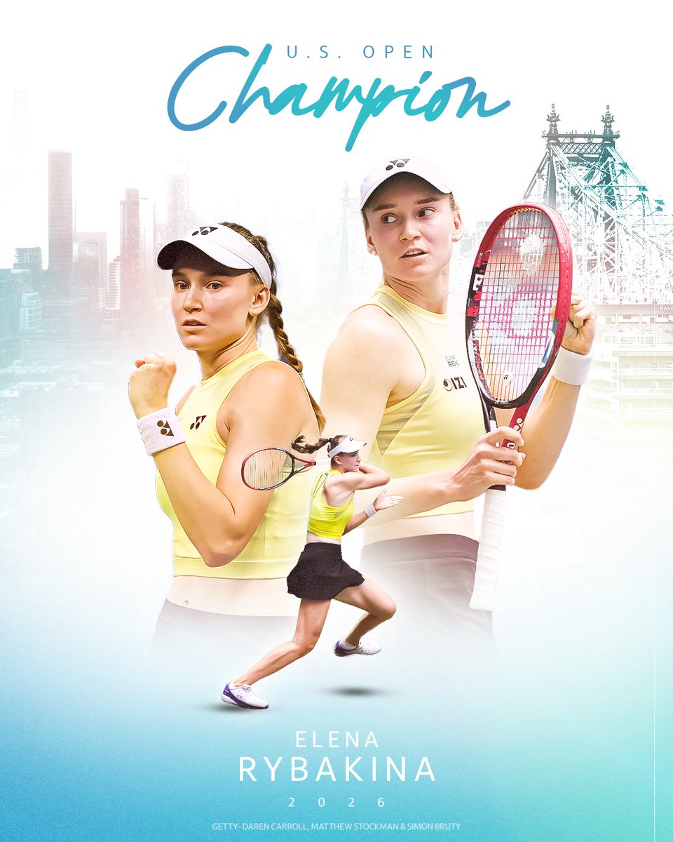 MiamiOpen's tweet photo. NYC IS HERS 🤩👏

#USOpen https://t.co/WMb1Ci6SoK