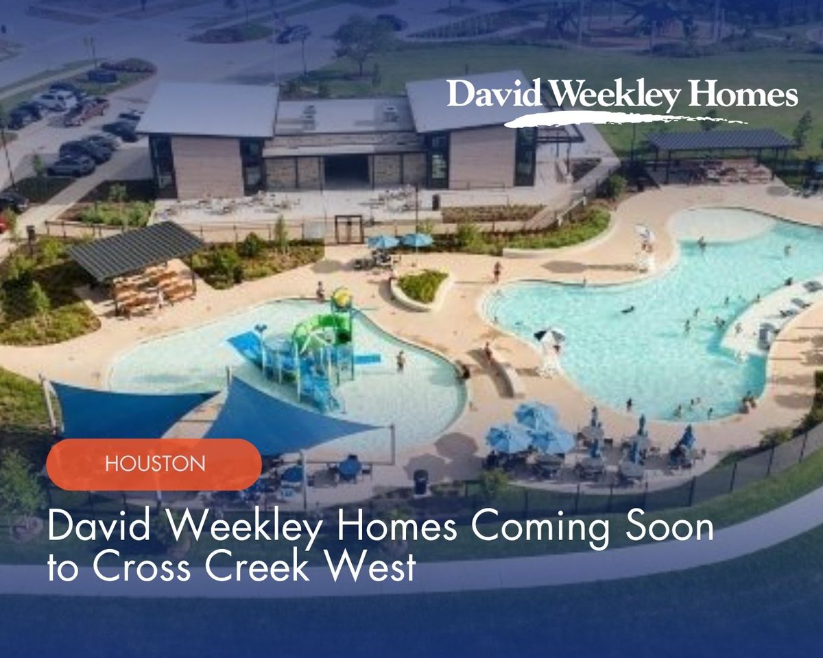 DavidWeekley's tweet photo. New homes are coming soon to Cross Creek West in Fulshear, TX. Enjoy spacious one- and two-story designs, 3-car garages, resort-style amenities and miles of trails. Learn more: https://t.co/p7XHlfy40c. #FulshearTX #CrossCreekWest #DavidWeekleyHomes https://t.co/JpOMeWLebI