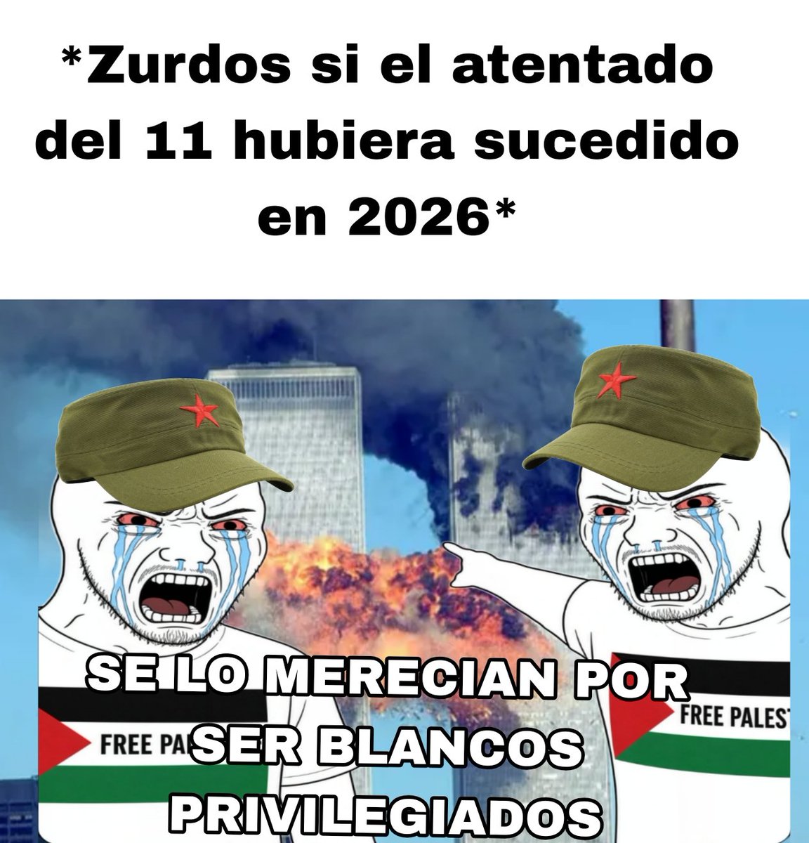 NoVive_Socialis's tweet photo. Lo que hubiera pasado si el 11-S hubiera sucedido en el 2026 https://t.co/0vvBKo9uaR