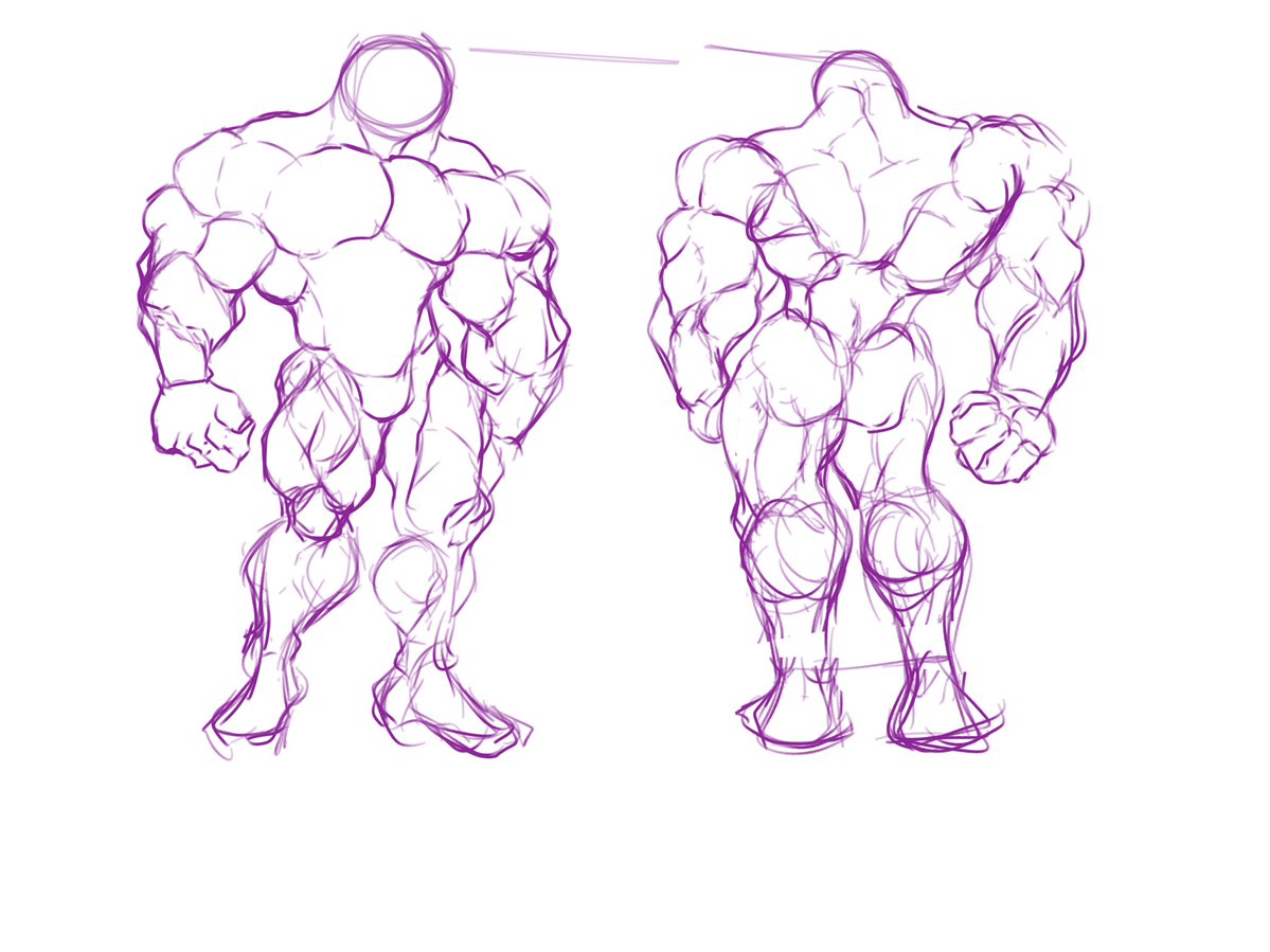MusclePix8's tweet photo. Wip character sheet https://t.co/ptnzoadImT