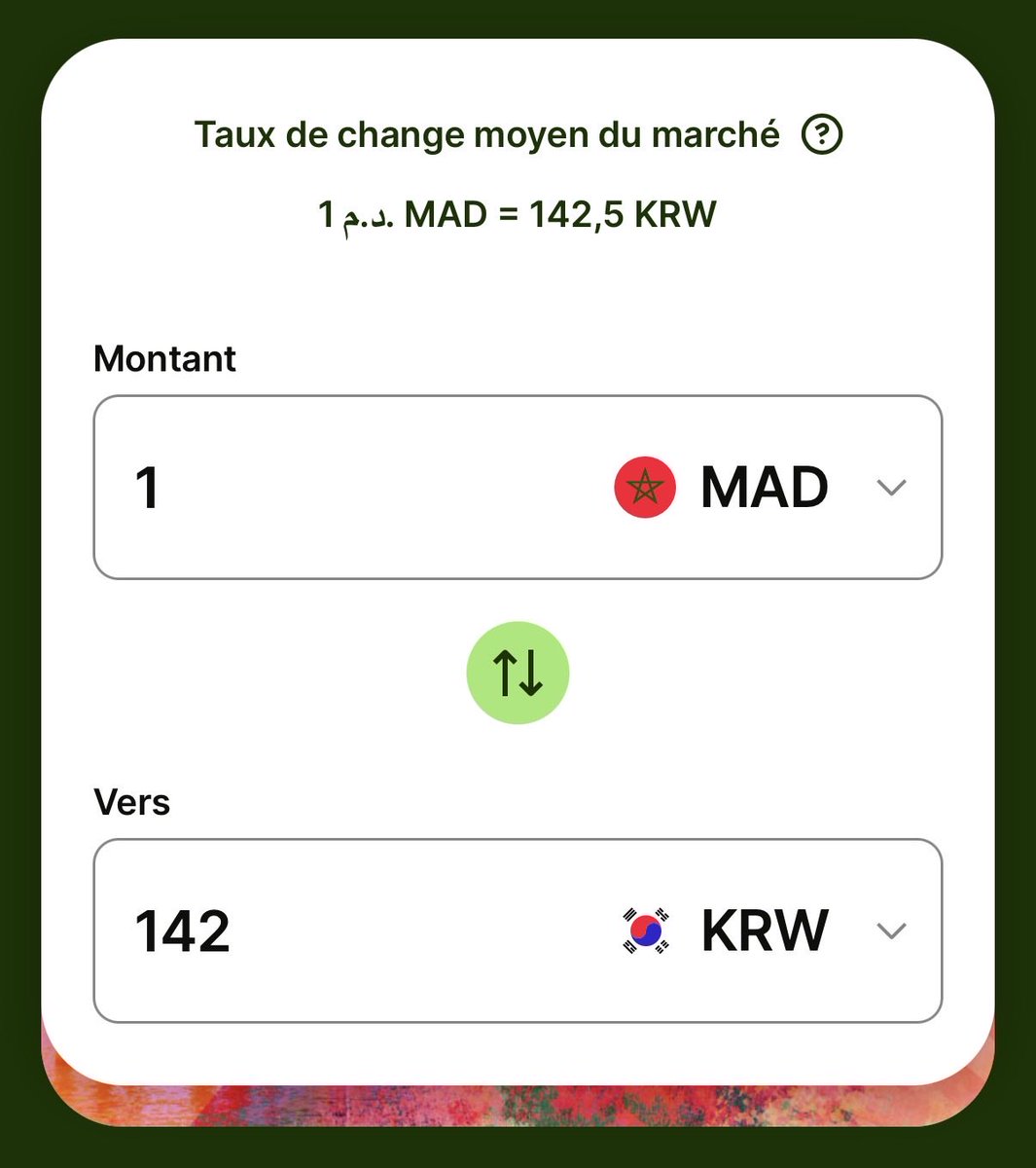 SAbbed75's tweet photo. @OUMHAND324155 @emailingmehdi Tu en veux encore ? 

Le même dirham égal 142 won coréens au 12/09/2026. 
les chiffres coréens sont  tout aussi truqués.  
Comme ceux du Japon et de l’🇩🇿 ! 

Le Maroc est donc supérieur au Japon, Corée  et aussi, bien évidemment,  l’Algérie. 

CQFD cela le raisonnement 🇲🇦
😂😂 https://t.co/fAaHUGxZap