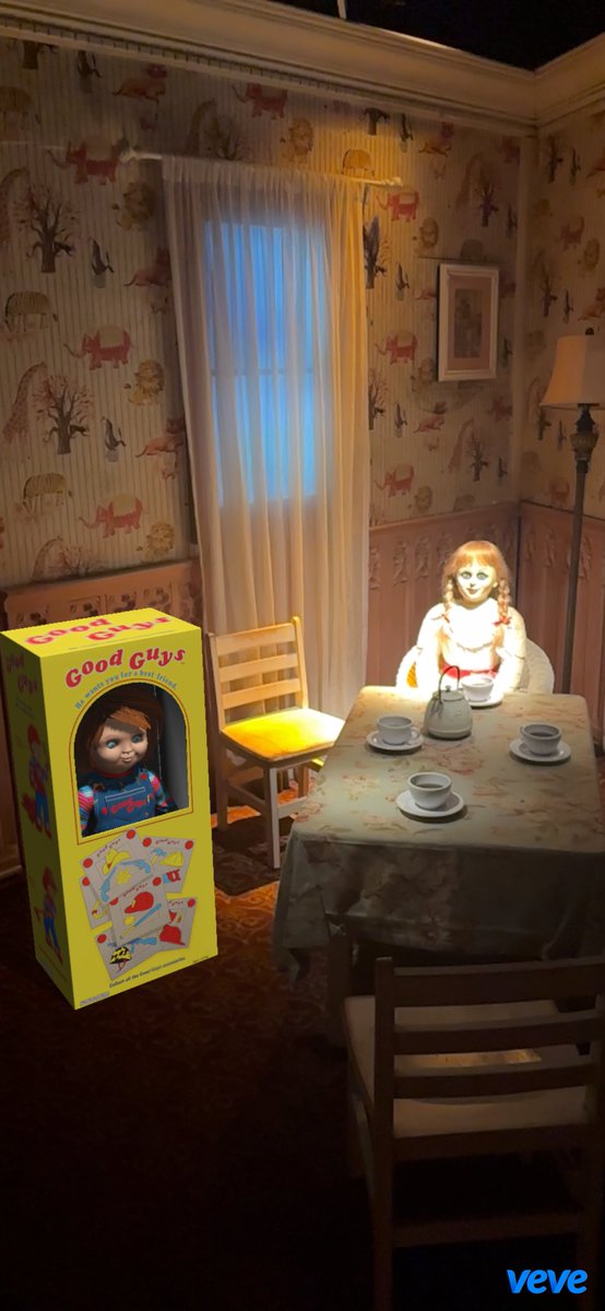 craftypass1's tweet photo. VeVe Digital Collectibles - Annabelle at Warner Bros. Icons of Horror! 🧸👻
📍 Madame Tussauds New York
#VeVe #VeVeFam #CollectorsAtHeart💙 #IconsOfHorror #Horror #Halloween https://t.co/z82Ae3xbPx