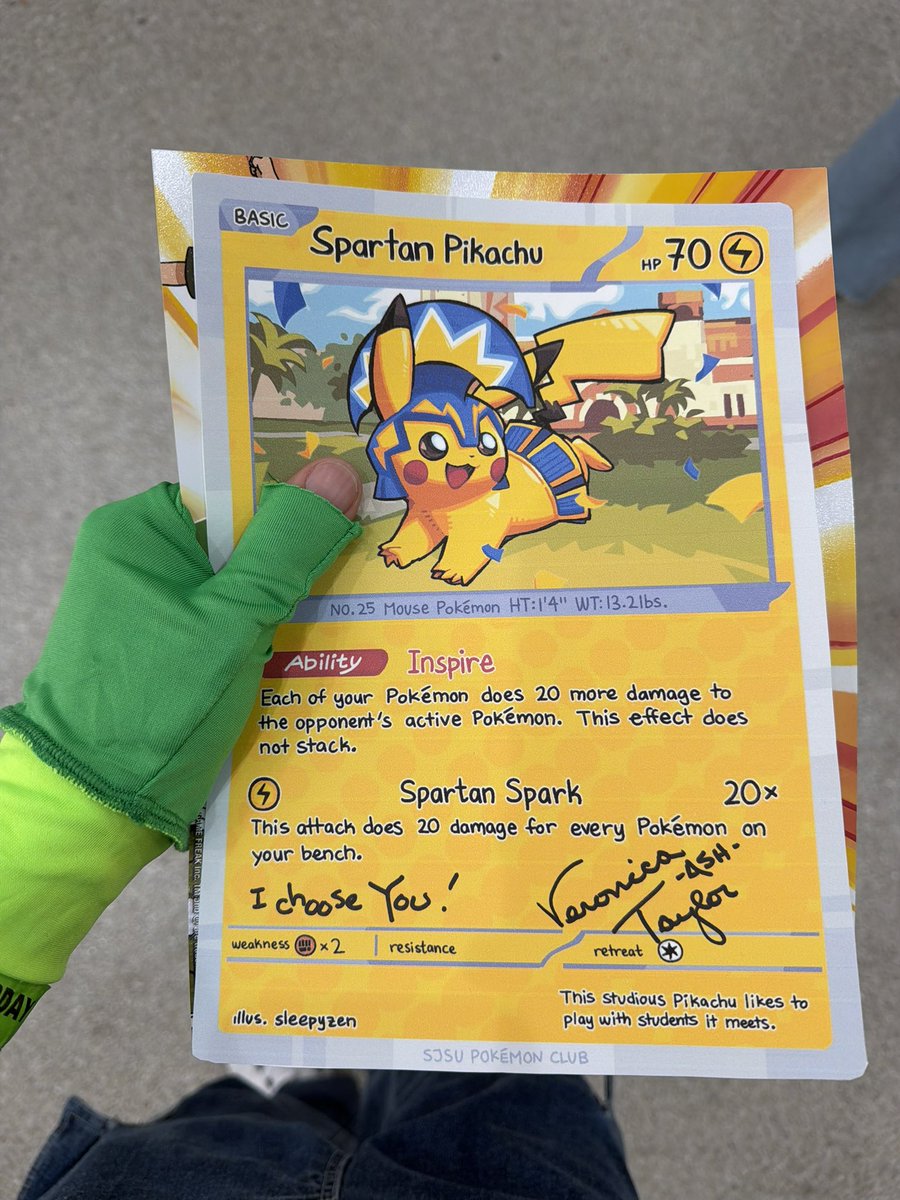 NeilNaidu06's tweet photo. Ash: It was awesome meeting you!
May: Yeah, I was about to say the same…

Finally met the OG Ash, the timeless legend @TheVeronicaT! 🐐❤️ I choose you!

#Pokemon #AshKetchum #Pokemon30 #CollectACon #SJSU https://t.co/ailnp9EJKJ
