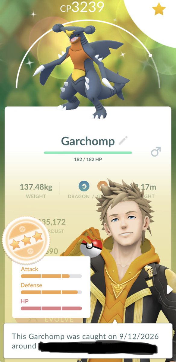 JakeKujo's tweet photo. Gible community day stats:
1,023,558 xp gained
17-shiny Gible caught
472- Gible caught
2,772-Gible candy gained after evolutions
548-Gible candy xl gained
1 Hundo Gible 
75,584-stardust gained
#PokémonGO https://t.co/3I0fRlmmxx