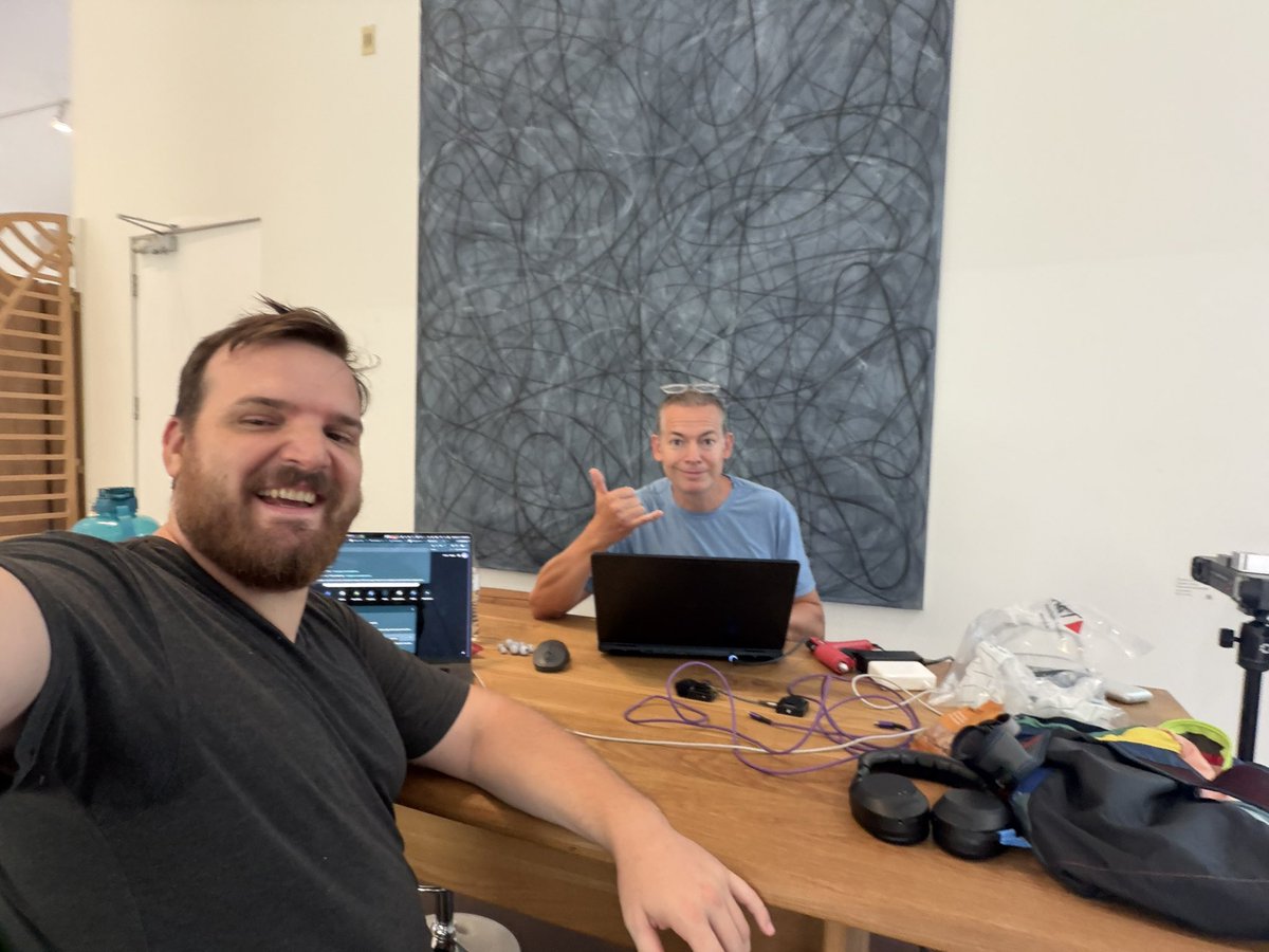 TrilliumFSmith's tweet photo. Working with @KlausPetersen_X at the @AITinkerers hackathon in LA today :)

Building an AR and voice based interface for acquiring directing a user to perform a construction task

Repo at https://t.co/FMsTi5XElO https://t.co/GJwdmczq1F