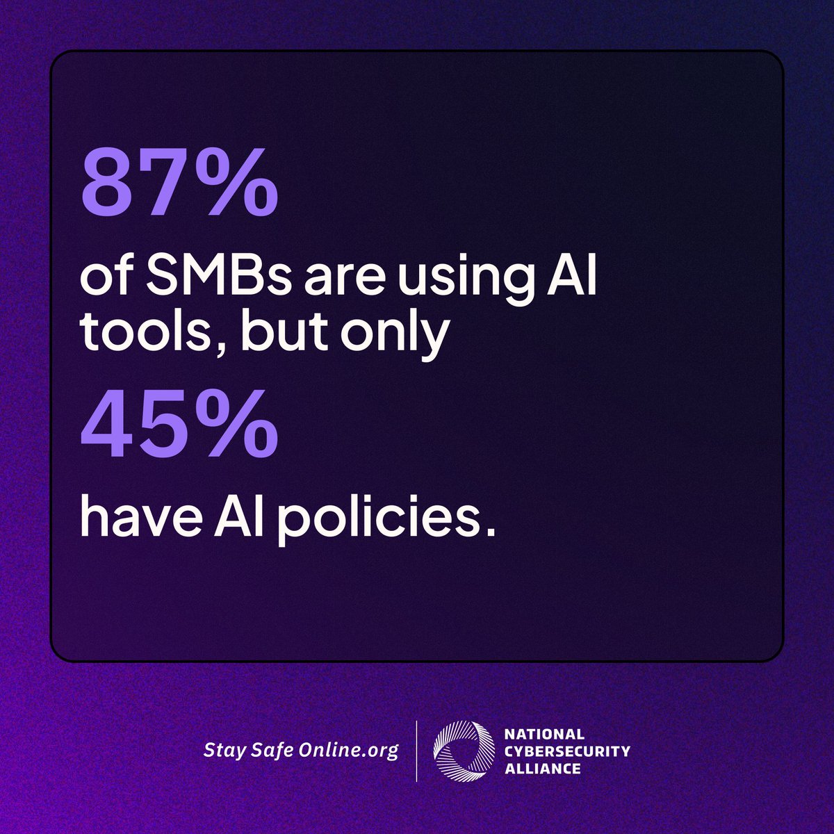 GlobalCyberHub's tweet photo. We should all be on the same page when it comes to navigating data privacy and security risks. Read more in our Small Business Cybersecurity Awareness &amp; Practices Survey: https://t.co/68p1zdRZby https://t.co/yxm8iQUp63