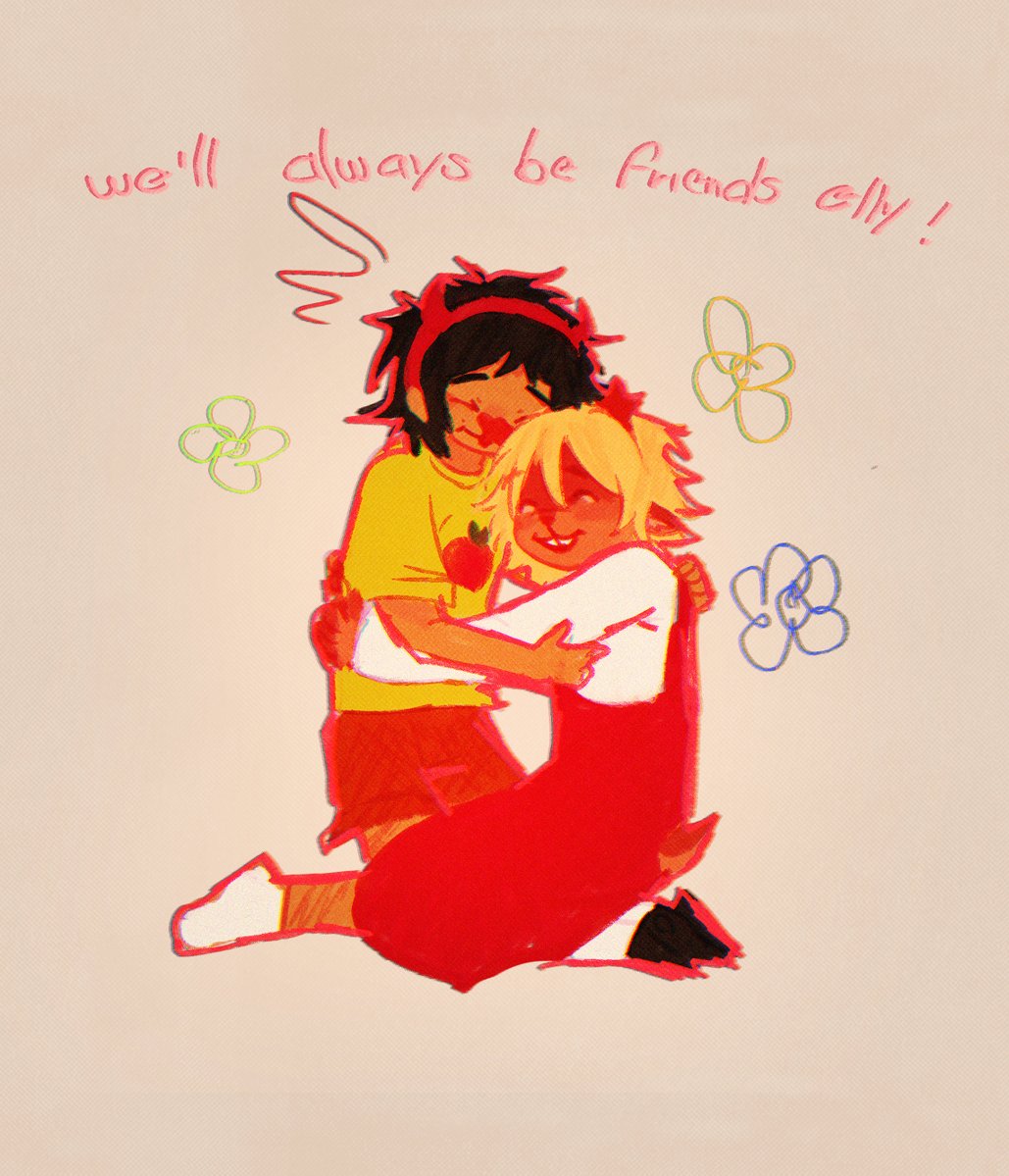 Jellyf1shplanet's tweet photo. “Friends forever” #kriselle #deltarune #fanartㅤㅤㅤ https://t.co/q5Mm0TlMTn