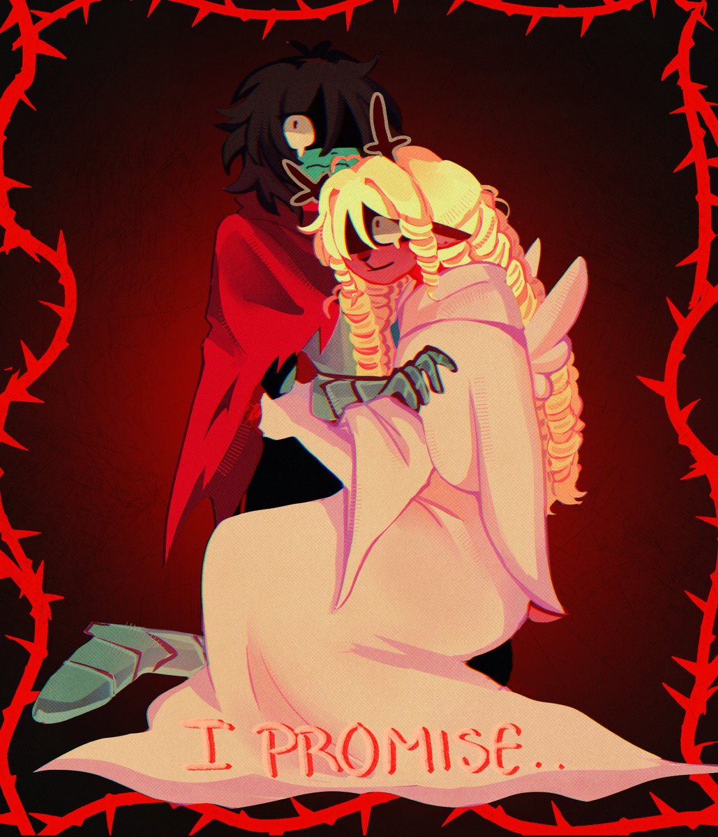 Jellyf1shplanet's tweet photo. “Friends forever” #kriselle #deltarune #fanartㅤㅤㅤ https://t.co/q5Mm0TlMTn