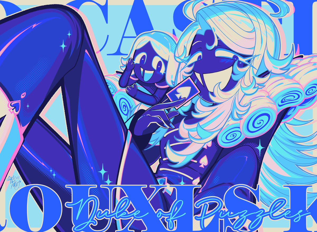 CRTLOID's tweet photo. as promised, here's the full piece! 💙
[ #deltarune / #rouxlskaard ] https://t.co/9Q6Ru7ia6R