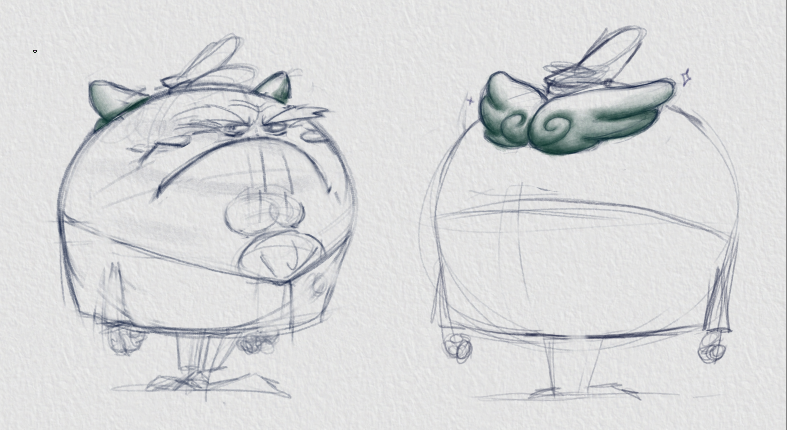 Remember_Me_Dew's tweet photo. Get this:

Mr. Melonsworh, yes? But with chibi wings as his tufts https://t.co/7n7LECV3x7
