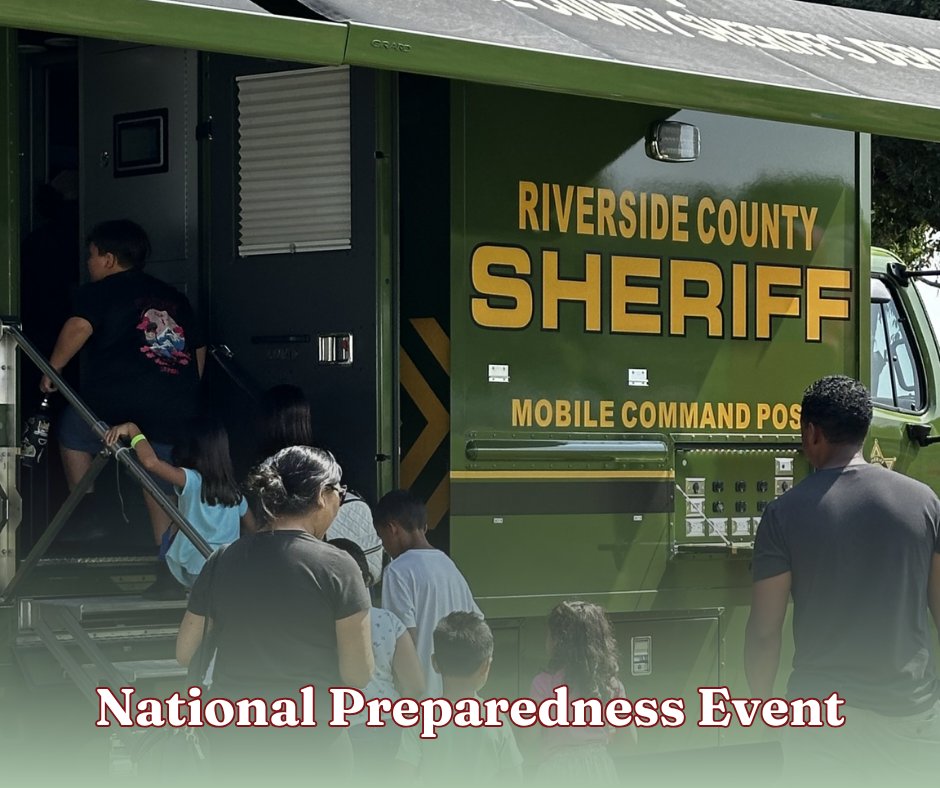 jurupaValleyGov's tweet photo. Learn how to be emergency ready 🚨 

@RivCoReady is holding a National Preparedness Month event on Saturday, September 26 from 4 to 7 PM at Rancho Jurupa Regional Park (4800 Crestmore Rd.). Stop by our city booth to learn simple ways to prepare your family for emergencies. https://t.co/btYYJOQhB1