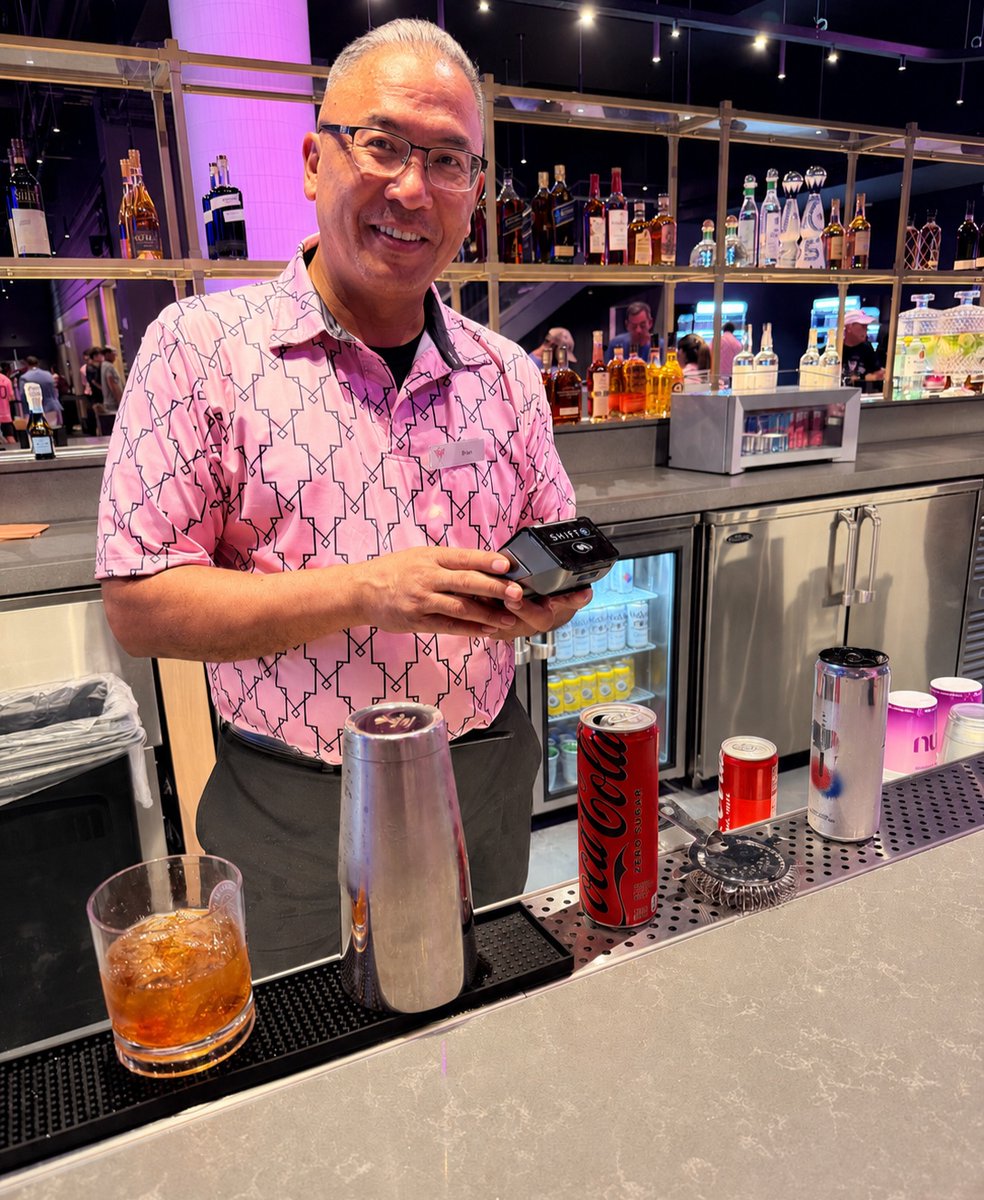 Shift4's tweet photo. It’s matchday in Miami, and you know where we’ll be. Powering payments for @InterMiamiCF fans throughout Nu Stadium! ⚽ https://t.co/TG9fEdfBTq