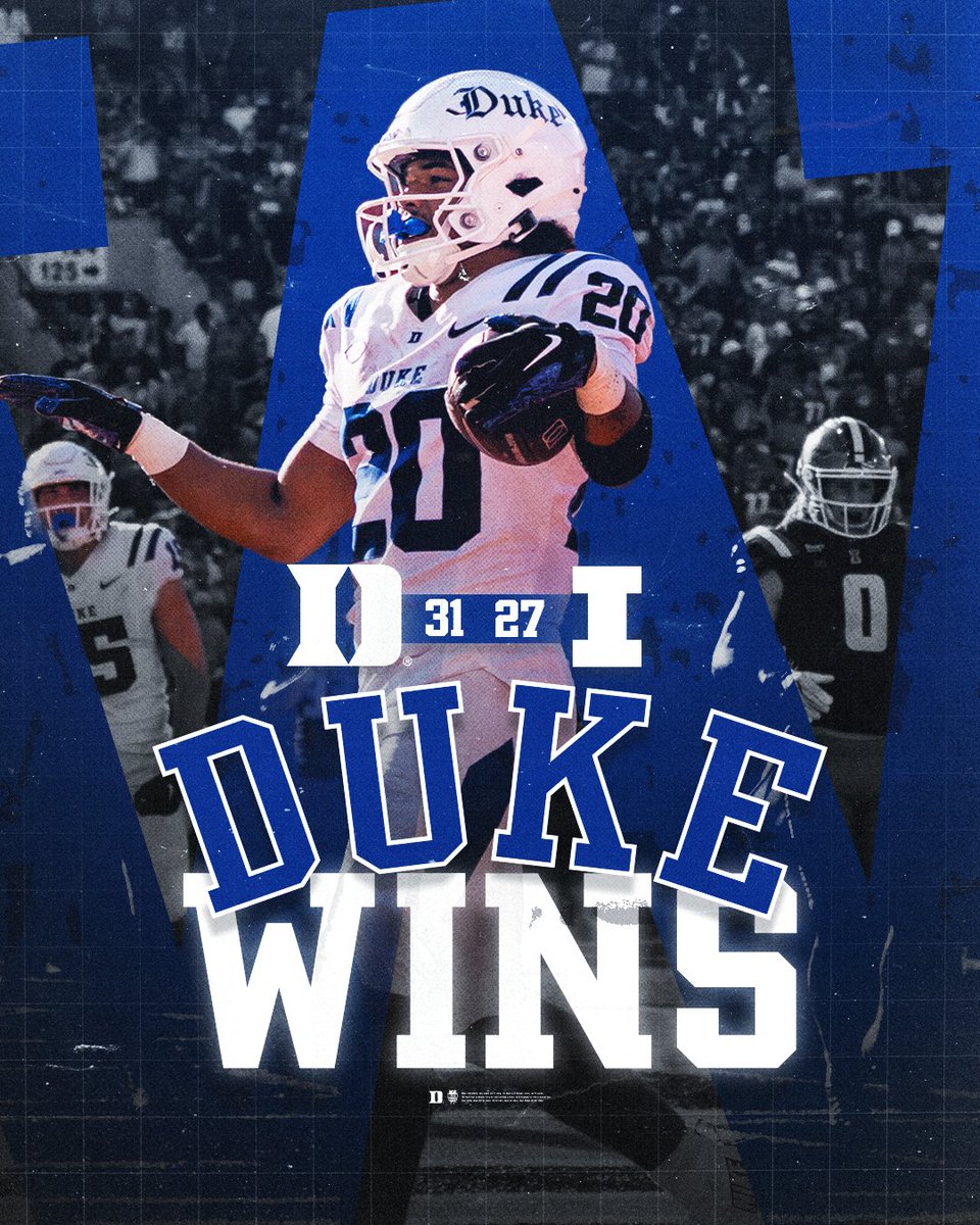 DukeFOOTBALL's tweet photo. DUKE ROAD DUBS >>> https://t.co/kL03IUI9qc