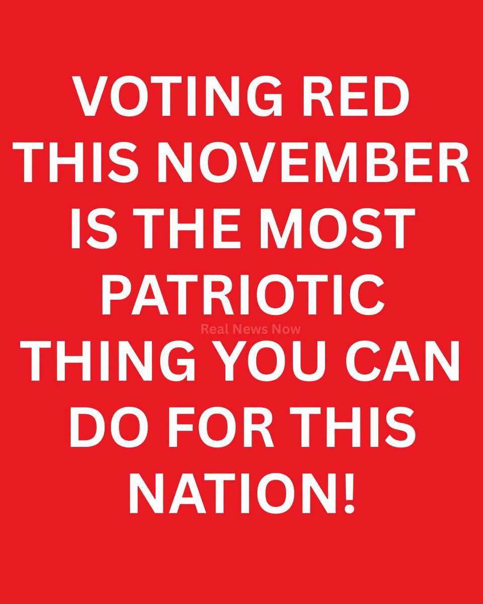 Emmaiid11's tweet photo. VOTING RED THIS NOVEMBER IS THE MOST PATRIOTIC THING YOU CAN DO FOR THIS NATION! https://t.co/kGu71H8SIS