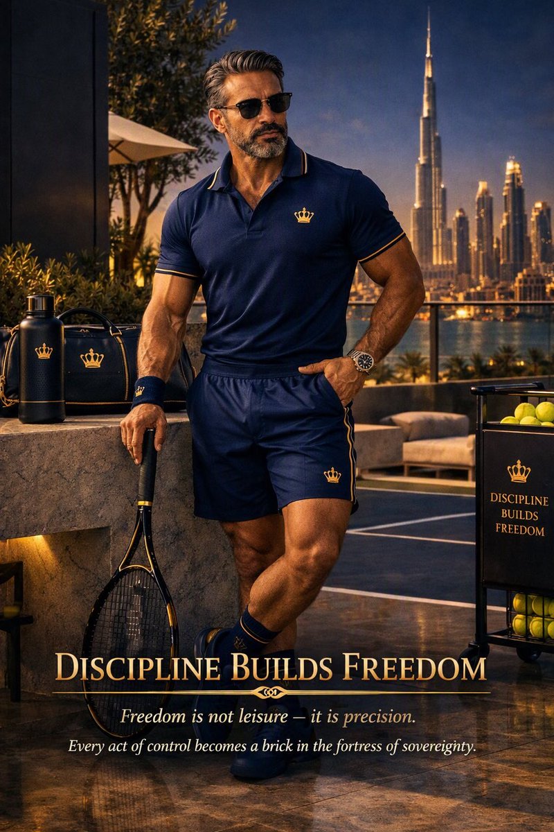 SwallowMeNYCTop's tweet photo. Discipline Builds Freedom
Freedom isn’t found — it’s forged.
Every act of control becomes a brick in the fortress of sovereignty.
Rise. Train. Rule.

#DisciplineBuildsFreedom #SovereignMind #DubaiLegacy https://t.co/g4I6JboCTe
