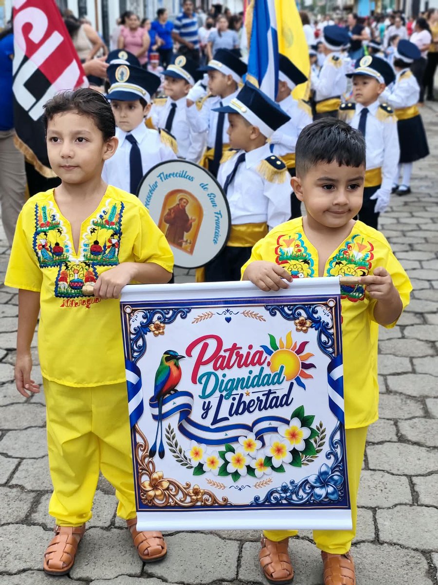 DJinotega's tweet photo. Quinto Desfile Escolar ¡Patria y Libertad, Patria y Dignidad! 🇳🇮💙🤍

En honor a los Indios Flecheros de Matagalpa, símbolo de valentía, identidad y amor a nuestra Patria. 🏹🇳🇮Jinotega 2026 https://t.co/sFtDG7520U