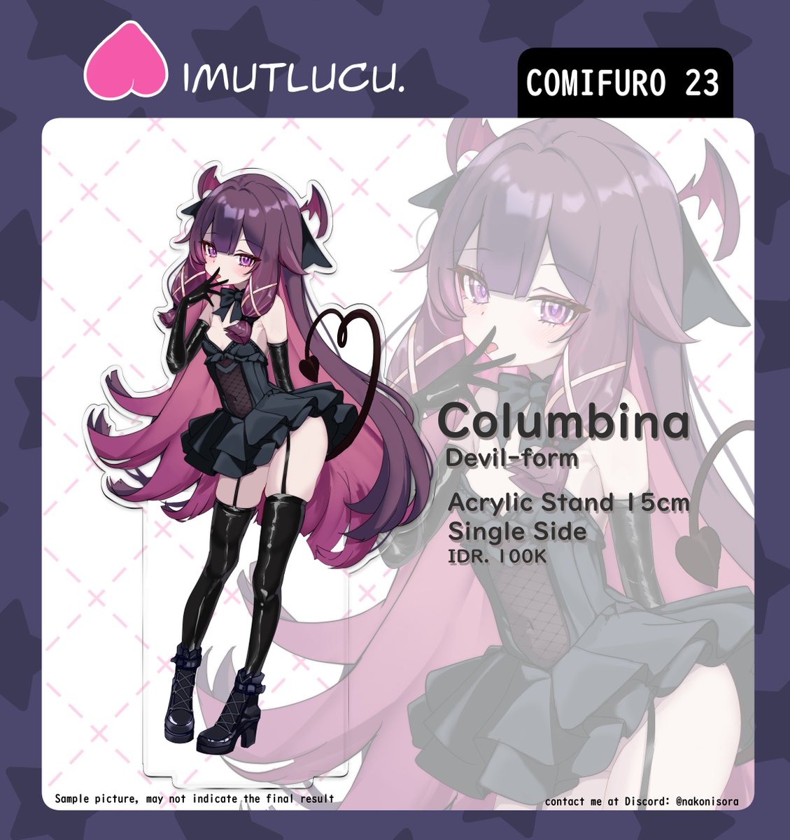 NakonisoraKai's tweet photo. Comifuro 23 - Circle Chiki Cakung booth number TBA

Pre-Order Catalog

BOTH DAY, Satu-Sun 31 October - 1 November
Xhttps://forms.gle/B2UtCdeppG3c9MTn6

Fandom: Precure, Genshin Impact, Idolmaster  U149

#Comifuro #CF23 https://t.co/bcH3WAyrQX