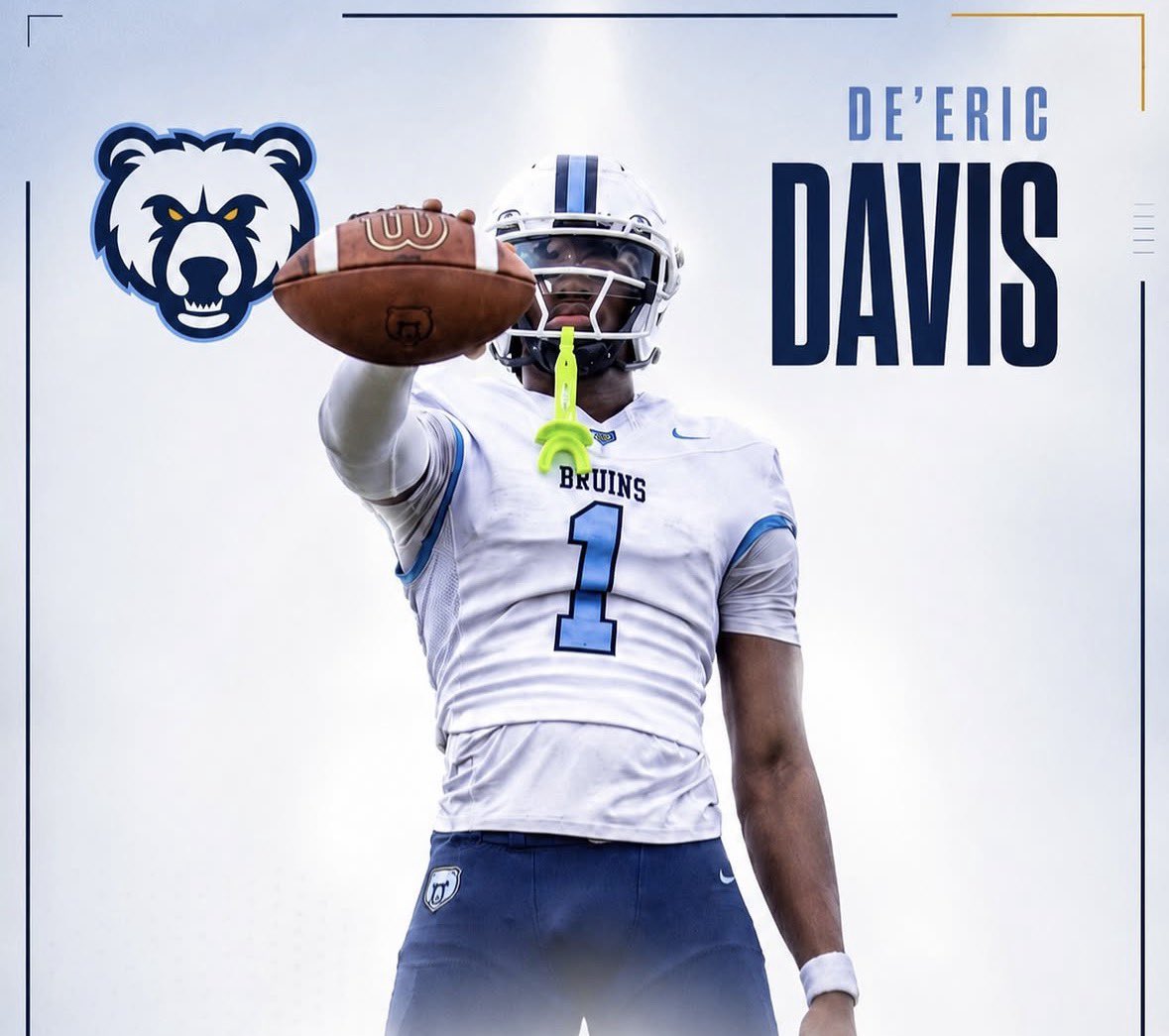 DeEricDavis's tweet photo. https://t.co/lizODSlpic
Check out my highlights!! First 4 games of my senior year
6โ5 225LBS ๐ช๐พ
Florence SC ๐
@SFBruinFootball @PatrickKoone @coachadamrice @iMichaelMM @coach_bras @qbcoachrr17 @Coach_Stan3 @Coach_Gathings @PrepRedzoneSC @shrinebowlalum https://t.co/y3D1otfDm2