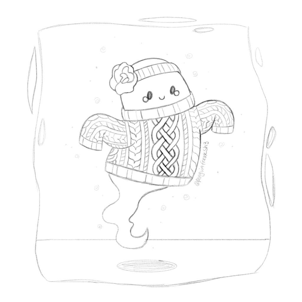 penguinfreaksh3's tweet photo. #Ghost in an #oversizedsweater! 👻
I guess I'm antsy for fall/Halloween! What about you?
I'll finish this cutie in #Inkscape for Sunday's live #art stream at 2pm est!
Chat & watch here! ⬇️
https://t.co/iemTSoRTwE
This sweater is going to be...fun! 😅
See you there, friends! https://t.co/xreYStibvM