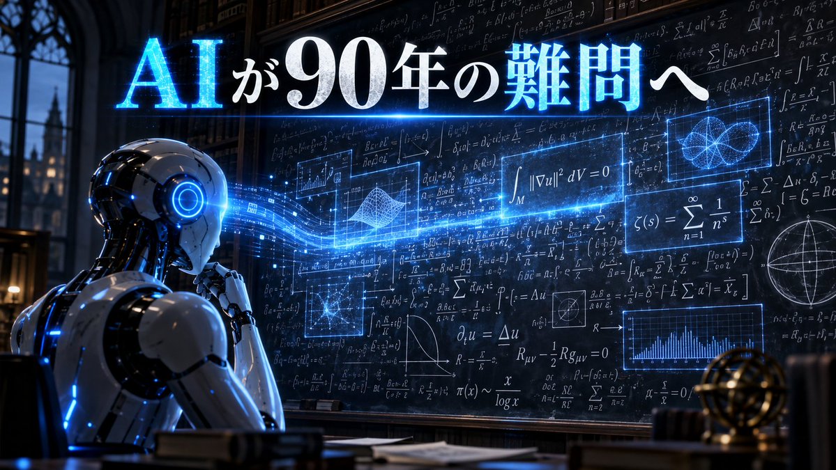 marainomanabi's tweet photo. AIが、約90年間解けなかった数学の難問に挑みました。

OpenAIは9月8日、AIが「ナビエ・ストークス方程式」の未解決問題について解答を提案したと発表。

AIは質問に答えるだけでなく、人間が解けなかった問題を一緒に研究する段階へ進み始めています。

#AI #ChatGPT https://t.co/ZiwCYiBeop