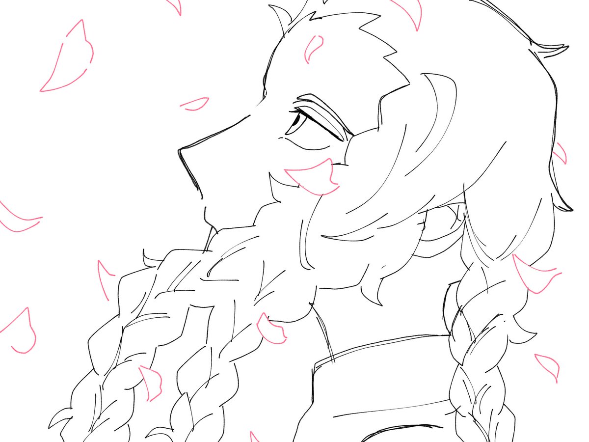 genqp's tweet photo. 線画で飽きた絵とらくがき https://t.co/hD7HL7GlyX