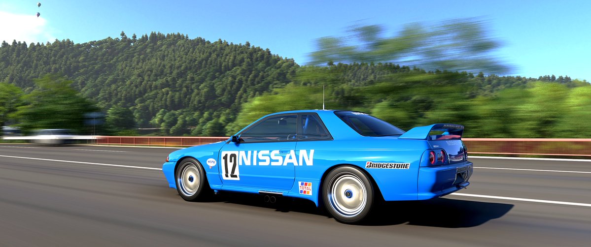tomlechat4748's tweet photo. #ForzaHorizon6 #FH6 #VirtualPhotography 1990 Nissan #12 Skyline GT-R (BNR32 Gr.A) JTC https://t.co/k7McAHbB0w