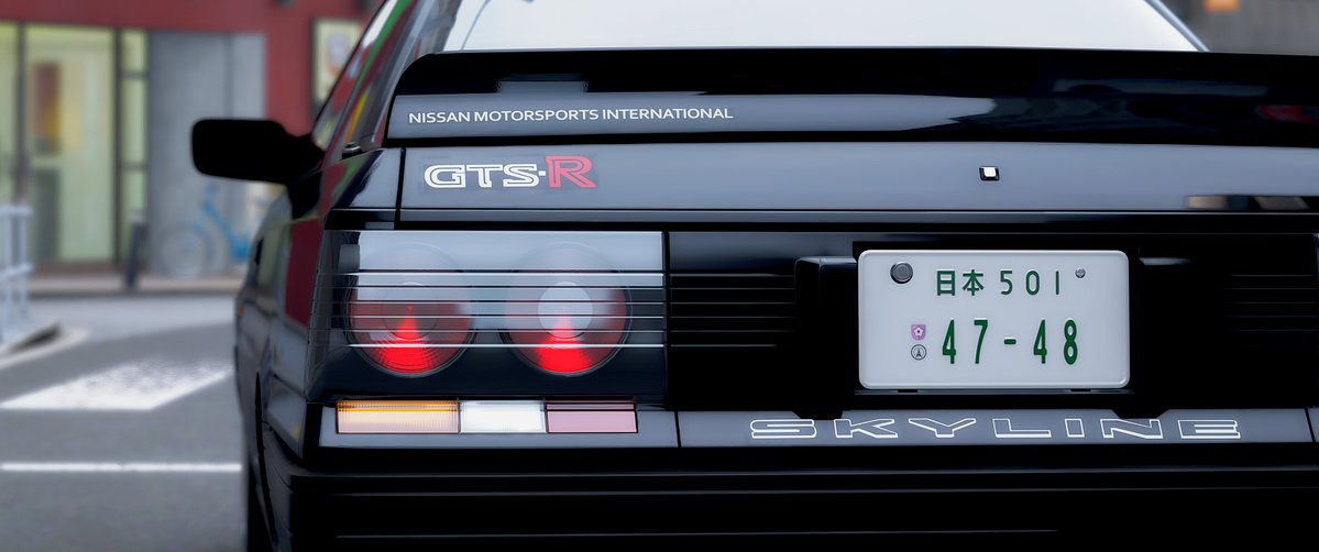 tomlechat4748's tweet photo. #ForzaHorizon6 #VirtualPhotography 1987 Nissan Skyline GTS-R https://t.co/5EcCt2YJVz
