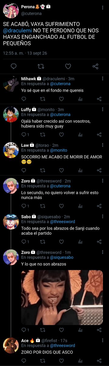 cookychus's tweet photo. 29 Zoro horny se merece su post propio JAJAJAJ https://t.co/7dgvKbi33r