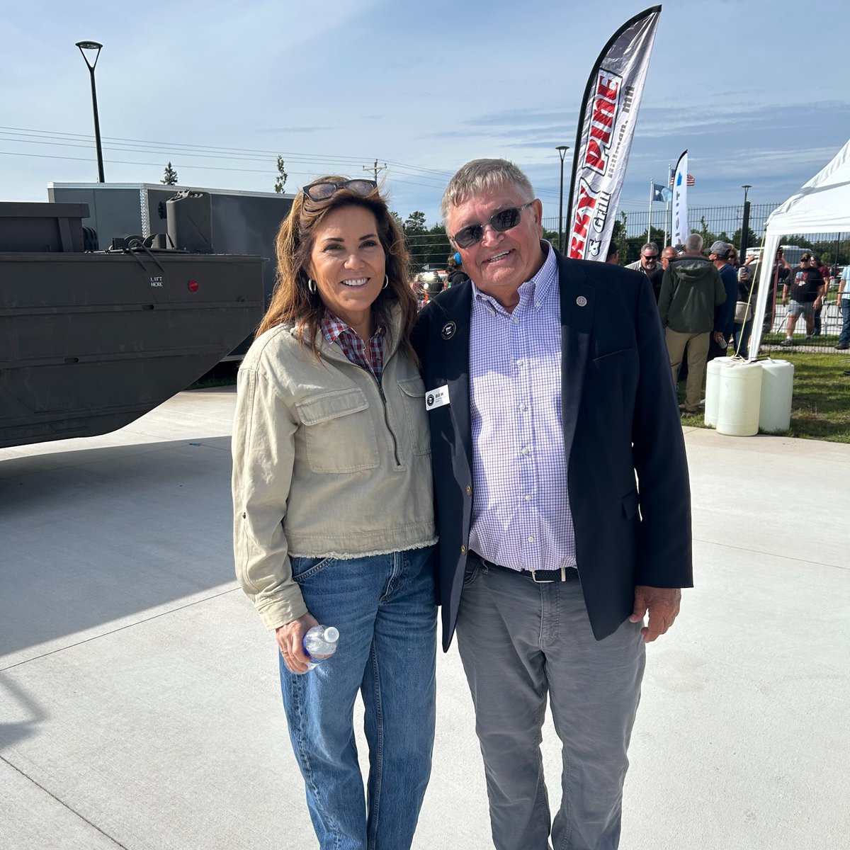 Michele_Tafoya's tweet photo. It was a privilege celebrating the grand opening of the Minnesota Military & Veterans Museum at Camp Ripley in Little Falls!

The new 40,000-square-foot museum honors the brave Minnesotans who answered the call to serve. The beautiful structure preserves the stories and legacy of generations of veterans.

Thank you to the Minnesotans who have given so much to protect our freedoms.
