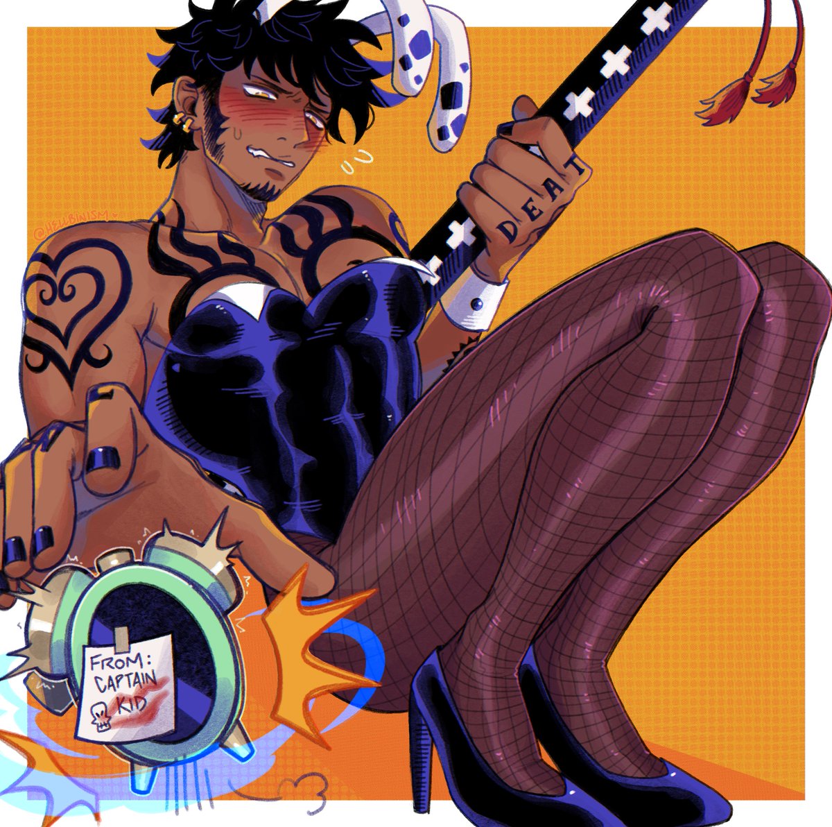 HELLBINISM's tweet photo. 18+ COLLAB with @beyourlovertoys on IG . . .
. . . feat. KidLaw in bunny suits lol 🌷🐯 #キドロ https://t.co/kiabuPGLy7