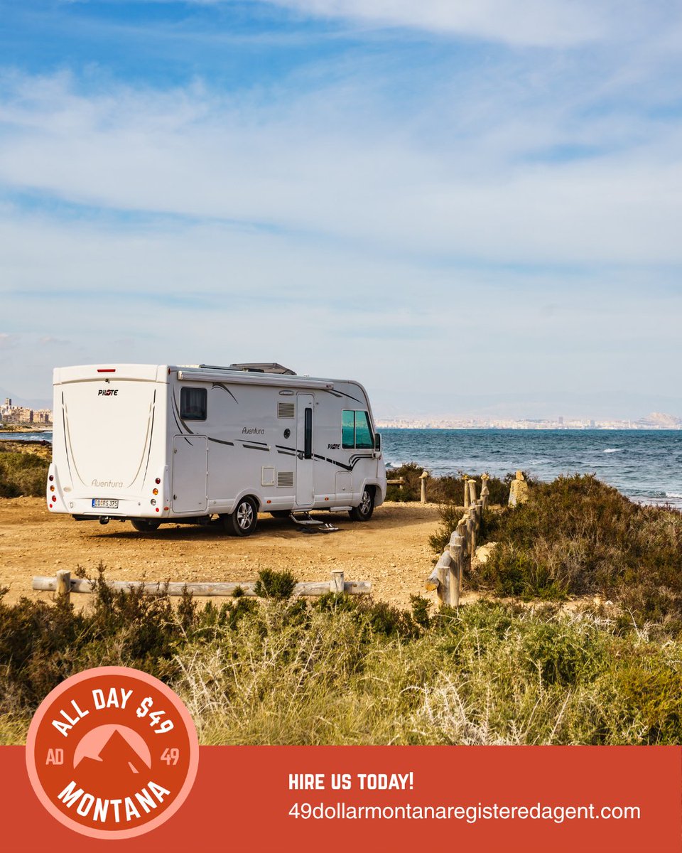 montanaagent's tweet photo. Memories made on the road last a lifetime.

If you're on the fence about your next RV, then you'll be excited to know that you can avoid paying outrageous sales tax on your vehicle by registering it in Montana.

The process is simple, streamlined, and made to benefit the working class.

We'll file all your paperwork properly and ensure that your RV is on the road without paying costly sales tax and waiting weeks to get registered in a backlogged system.

#AllDay49Montana | #RVLife | #RVLifestyle | #LifeOnTheRoad | #RVLiving | #RVCamping | #RV