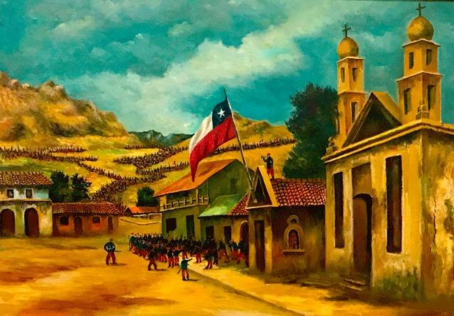 alegriagonzaa's tweet photo. 🇨🇱 La actual bandera nacional fue diseñada por el Libertador Bernardo O’Higgins y el coronel José Ignacio Zenteno y fue instaurada por Decreto Ley del 18 de octubre de 1817, con los colores azul, blanco y rojo. https://t.co/VHe6QjCEPd