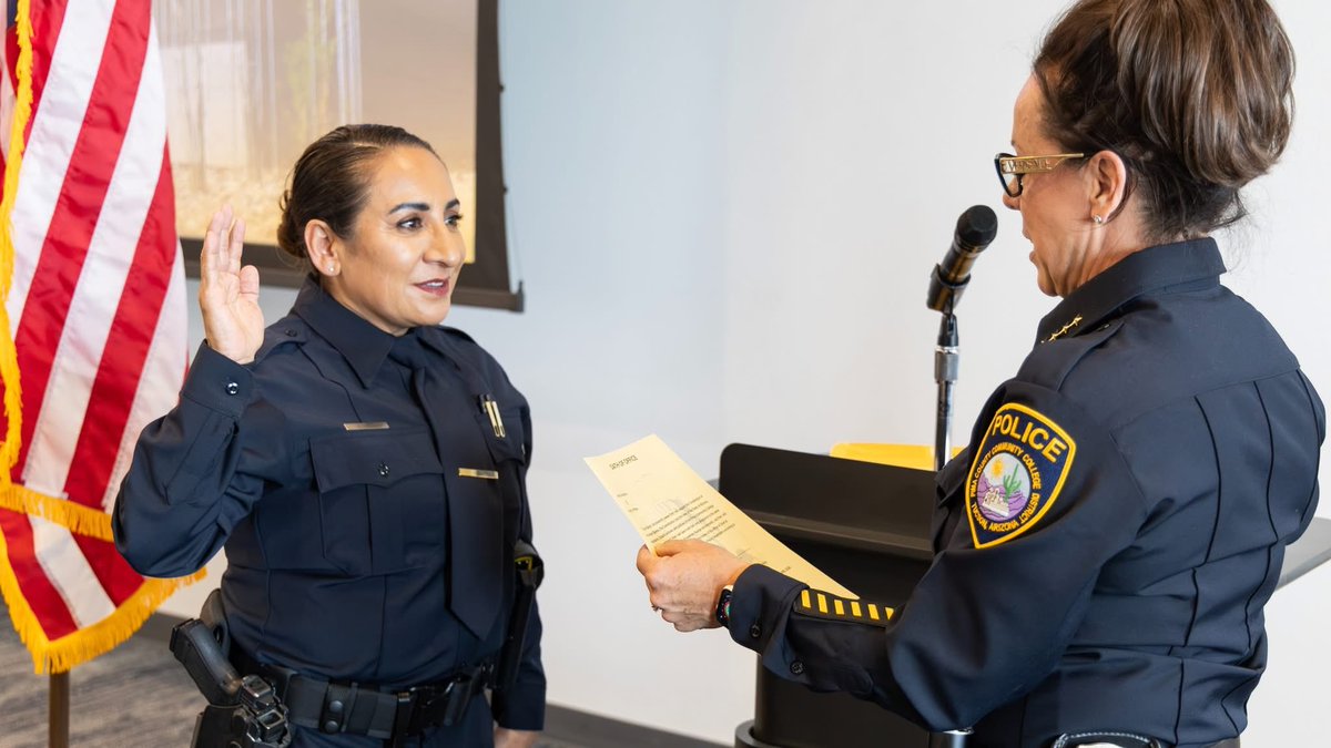 PCCPD's tweet photo. Women in policing don’t just change the profession, they change what it’s capable of becoming. 🇺🇸💙

Today, we proudly honor the women of the Pima Community College Police Department. Thank you for your leadership, resilience, and service to our campuses! https://t.co/6PSLJYG9fe