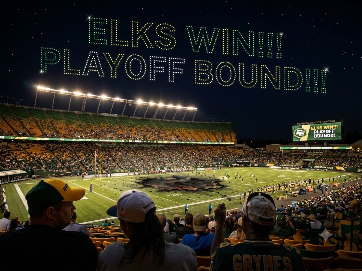 balaneski's tweet photo. @Morley_Scott @Dave_CHED @CHED880 @GoElks @JonLueke ELKS WIN!!! PLAYOFF BOUND!!!

@Morley_Scott @Dave_CHED @CHED880 @GOELKS

#GoElks #Elks #CFL #LDRematch #BOA #BattleOfAlberta @JonLueke #ConcreteCastle #ConcreteCastleOfTheNorth https://t.co/xvNfaU7QWL