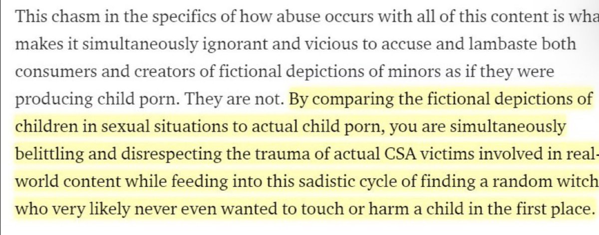 AlanTheMouseDog's tweet photo. There are articles from credible sources that prove lolicon doesn't lead to pedophilia https://t.co/rrxk3aEkL8