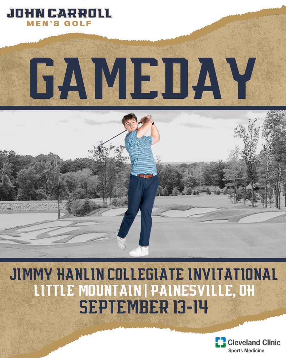 jcusports's tweet photo. Busy weekend for @JCUMGolf starts this morning!

JCU A Team is in State College, Pennsylvania while the B Team is nearby at Little Mountain the next two days.

Live results for the Toftrees Invitational:
https://t.co/Pi98BzFqEi https://t.co/dO5Tz3ug20