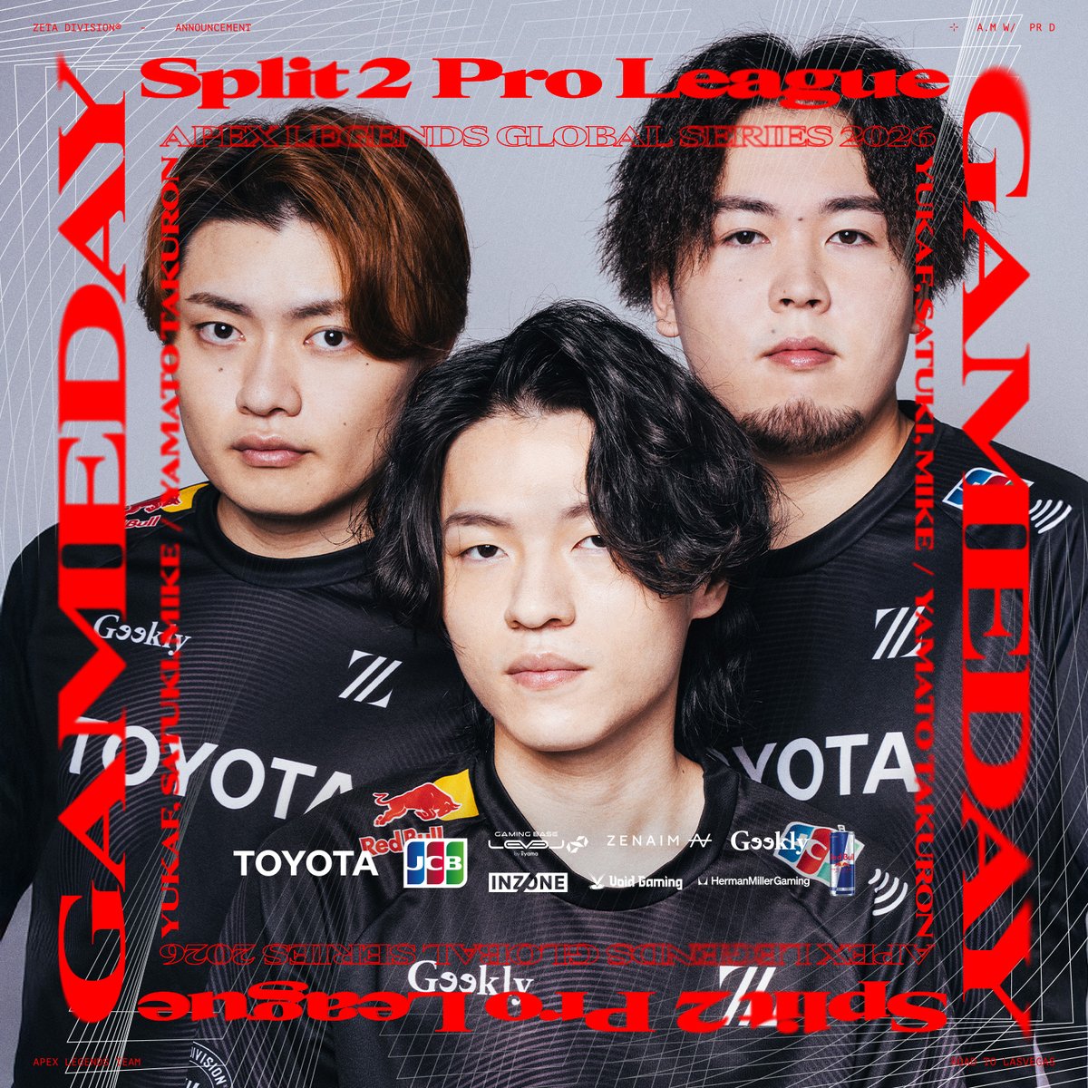 AIMWITHPRIDE's tweet photo. ⚡Apex Legends Global Series 2026: Split 2 Pro League - APAC North

Regional Finals
🇯🇵9/13(Sun) 17:00~

Who's ready to witness history👀
決戦の時、準備はいいか🫵
#ZETAWIN #ALGS https://t.co/KXTkWgeRBV
