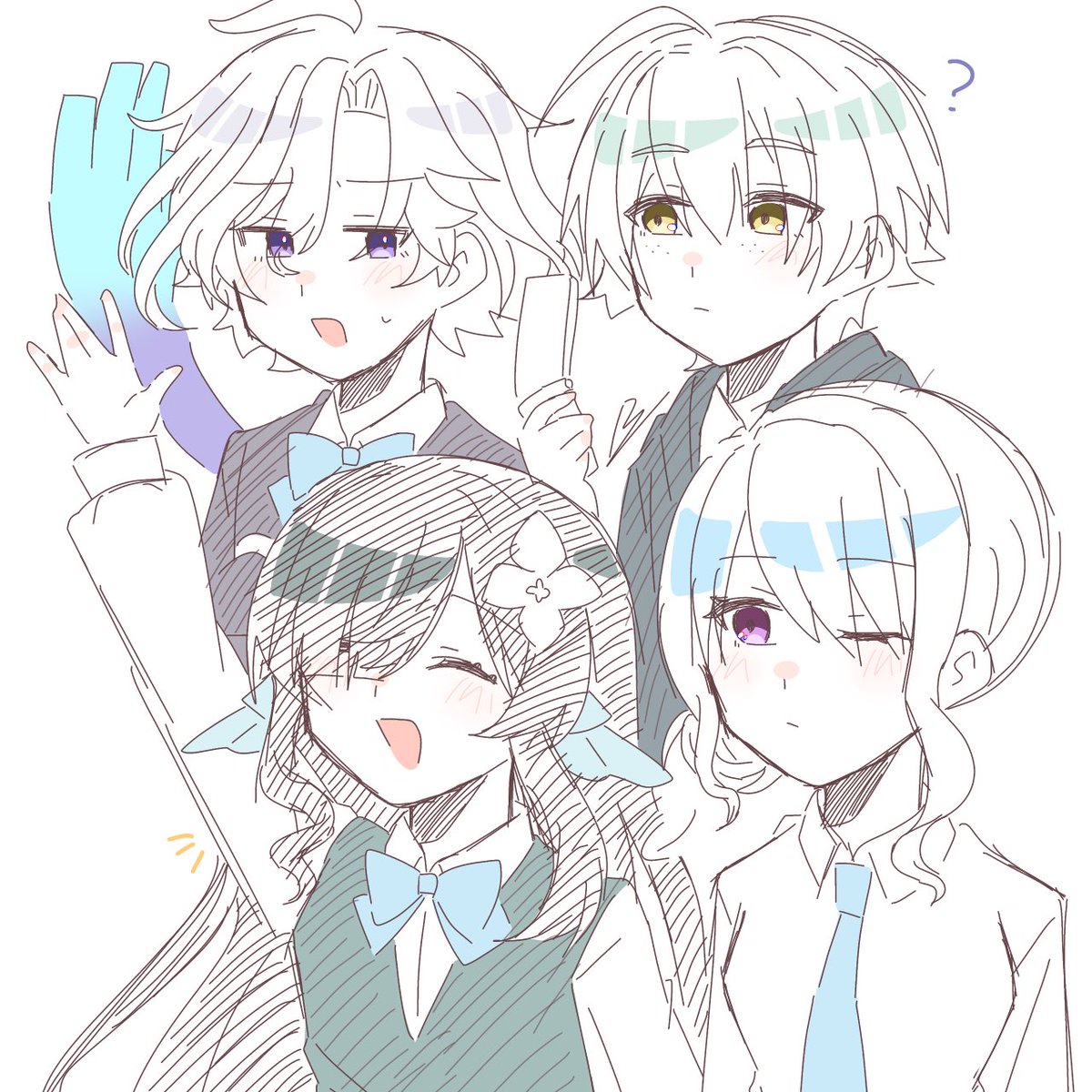 Ria_21053's tweet photo. 学パロ落書き～～～
楽しく過ごしてください

#genshinimpact https://t.co/RhojdtLXfl