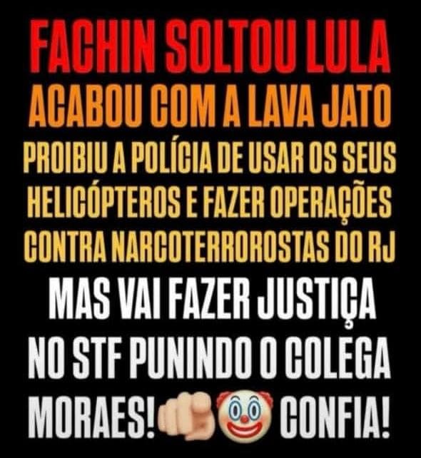 RaimundoBlue's tweet photo. @JeffreyChiquini Políticos conservadores são de uma ingenuidade quase criminosa, não surpreende ver que temos como PR um comunista ladrão... alguém esperava outra coisa do Fachinzinho? O militante foi advogado do MST... https://t.co/E3YrMVeW1Q