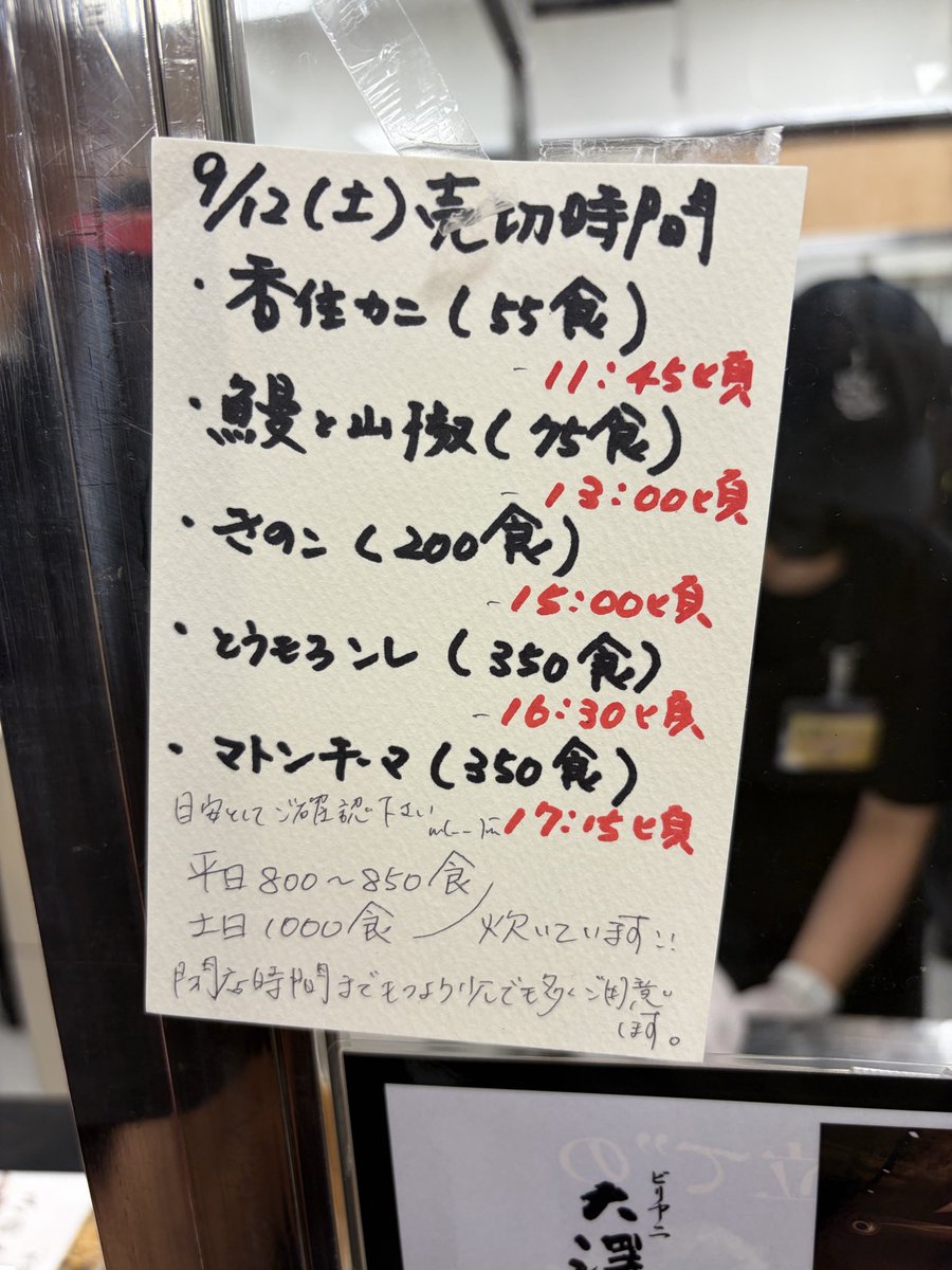 93rysussm's tweet photo. ビリヤニ大澤行かれる方ご参考までに。
5種類全部と山椒オイル買ったら18,000円になりました笑
#ビリヤニ大澤　#新宿タカシマヤ　#美味コレクション https://t.co/UOx2pl1o25