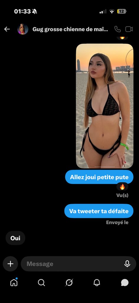 Wankfunnn's tweet photo. @Gouguq est une salope je l’ai humilié https://t.co/1OM2fRCRas
