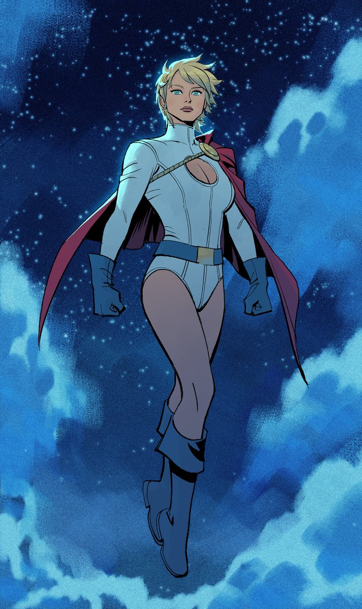 Leo__Romero's tweet photo. #Powergirl https://t.co/GEKGegMU7y